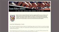 Desktop Screenshot of kildareathletics.com